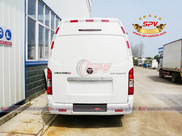 Reefer Vans Foton - Rear Side